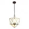 Závěsná lampa Tiffany STELLA NOVA 40 × 40 × 145 cm E14 / max. 3 × 25 W - fotografie 5