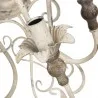 Nástěnná lampa dřevo a kov 33 × 24 × 70 cm E14 / max. 3 × 60 W - fotografie 3