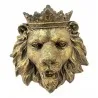 Nástěnná dekorace LION HEAD 57 × 28 × 63 cm - fotografie 1