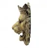 Nástěnná dekorace LION HEAD 57 × 28 × 63 cm - fotografie 3