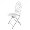 Zahradní bistro set stůl a dvě židle Ø 60×70 cm / 2×40×40×92 cm – fotografie 3