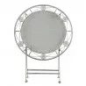 Zahradní bistro set stůl a dvě židle Ø 70 × 76 cm / 42 × 54 × 93 cm (2) - fotografie 3
