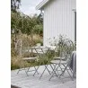 Zahradní bistro set stůl a dvě židle Ø 70 × 76 cm / 42 × 54 × 93 cm (2) - fotografie 6