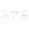 Zahradní bistro set stolek a dvě židle Ø 60 × 70 / 2x Ø 40 × 40 × 92 cm - fotografie 1