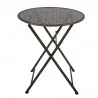 Zahradní bistro set stůl a dvě židle Ø 60x71 / 50×40×93 cm (2) – fotografie 2