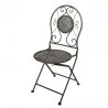 Zahradní bistro set stůl a dvě židle Ø 60x71 / 50×40×93 cm (2) – fotografie 4