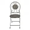 Zahradní bistro set stůl a dvě židle Ø 60x71 / 50×40×93 cm (2) – fotografie 5