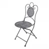 Zahradní bistro set stůl a dvě židle Ø 60x71 / 50×40×93 cm (2) – fotografie 4