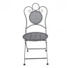 Zahradní bistro set stůl a dvě židle Ø 60x71 / 50×40×93 cm (2) – fotografie 5