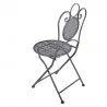 Zahradní bistro set stůl a dvě židle Ø 60x71 / 50×40×93 cm (2) – fotografie 6