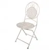 Zahradní bistro set stůl a dvě židle Ø 60x74 / 50×40×92 cm (2) – fotografie 4
