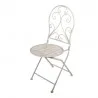 Zahradní bistro set stůl a dvě židle Ø 60x70 / 39×39×94 cm (2) – fotografie 4