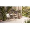 Zahradní bistro set stůl a dvě židle Ø 60x70 / 39×39×94 cm (2) – fotografie 7