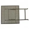 Zahradní bistro set stůl a dvě židle 60x60x70 / 50×40×93 cm (2) – fotografie 3