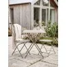 Zahradní bistro set stůl a dvě židle 60x60x70 / 50×40×93 cm (2) – fotografie 7