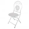 Zahradní bistro set stůl a dvě židle Ø 60x70 / 50×40×93 cm (2) – fotografie 4