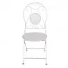 Zahradní bistro set stůl a dvě židle Ø 60x70 / 50×40×93 cm (2) – fotografie 5