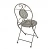 Zahradní bistro set stůl a dvě židle Ø 60x70 / 50×40×93 cm (2) – fotografie 7