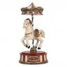 Vánoční Music Box kolotoč s koníkem Ø 12×24 cm – fotografie 2