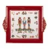 Dekorativní plastový tác NUTCRACKER 30×26×3 cm - fotografie 1
