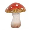 Dekorativní keramická houba 13×13×15 cm – fotografie 2