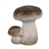 Dekorativní keramická houba 6×5×7 cm - fotografie 1