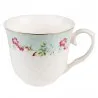 Porcelánový šálek s podšálkem s růžovými pivoňkami PINK ELEGANCE Ø 15*8 / 250 ml – fotografie 2