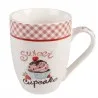 Sada čtyř porcelánových hrnků CUPCAKE 12×8×10 cm / 300 ml (4) – fotografie 6