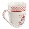 Sada čtyř porcelánových hrnků CUPCAKE 12×8×10 cm / 300 ml (4) – fotografie 7