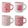 Sada čtyř vánočních porcelánových hrnků CHRISTMAS (4) 10×9×7 cm / 380 ml – fotografie 1