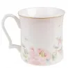 Porcelánový hrnek s růžovými pivoňkami BLOOMING PEONY 13×9×9 cm / 414 ml – fotografie 2