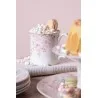 Porcelánový hrnek s růžovými pivoňkami BLOOMING PEONY 13×9×9 cm / 414 ml – fotografie 6