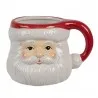 Vánoční keramický hrnek SANTA CLAUS ve tvaru hlavy 14×11×9 cm / 400 ml – fotografie 1
