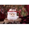 Vánoční keramický hrnek SANTA CLAUS ve tvaru hlavy 14×11×9 cm / 400 ml – fotografie 4