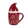 Keramický hrnek s víčkem SANTA 12×9×17 cm / 300 ml – fotografie 1