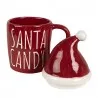 Keramický hrnek s víčkem SANTA 12×9×17 cm / 300 ml – fotografie 3