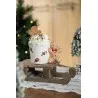Bílý vánoční keramický hrnek GINGERBREAD MAN s perníkovým uchem 15×10×10 cm / 350 ml – fotografie 3