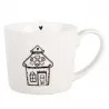 Porcelánový hrnek GINGERBREAD HOUSE s perníkovou chaloupkou 12×8×7 cm / 275 ml – fotografie 1