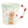 Vánoční keramický hrnek GINGERBREAD GIRL s perníkovou holčičkou 13×10×10 cm / 400 ml – fotografie 1