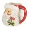 Velký vánoční keramický hrnek SANTA CLAUS bílo-červený 16×12×11 cm / 550 ml – fotografie 2