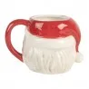 Velký vánoční keramický hrnek SANTA CLAUS bílo-červený 16×12×11 cm / 550 ml – fotografie 3