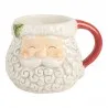 Velký vánoční keramický hrnek SANTA CLAUS s červeným uchem 16×11×10 cm / 550 ml – fotografie 1