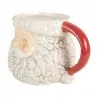 Velký vánoční keramický hrnek SANTA CLAUS s červeným uchem 16×11×10 cm / 550 ml – fotografie 2