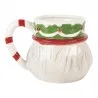 Velký vánoční keramický hrnek NUTCRACKER ve tvaru louskáčka 15×12×11 cm / 550 ml – fotografie 3