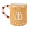 Keramický hrnek s víčkem GINGERBREAD HOUSE 13×10×15 cm / 350 ml – fotografie 3