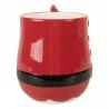 Vánoční keramický hrnek SANTA CLAUS s opaskem a mašlí 13×9×11 cm / 400 ml – fotografie 2