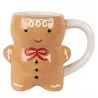 Vánoční keramický hrnek GINGERBREAD MAN ve tvaru perníčku 14×8×11 cm / 300 ml – fotografie 1