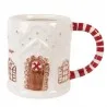 Vánoční keramický hrnek GINGERBREAD HOUSE s perníkovou chaloupkou 14×9×10 cm / 400 ml – fotografie 1