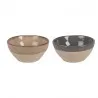 Sada dvou porcelánových misek (2) Ø 14 × 6 cm / 450 ml - fotografie 1