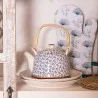 Keramická konvička na čaj BLUE FLOWERS 18×14×12 cm / 0,7L - fotografie 4